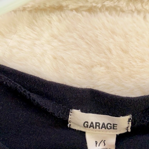 GARAGE Black Crop Top - Picture 2 of 2